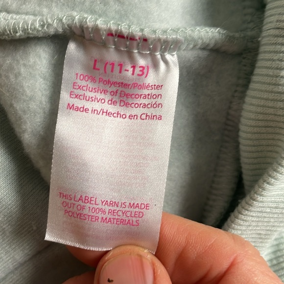 No Boundaries Oversized Long Hoodie with front Pocket- L (Junior 11/13) - Picture 10 of 10